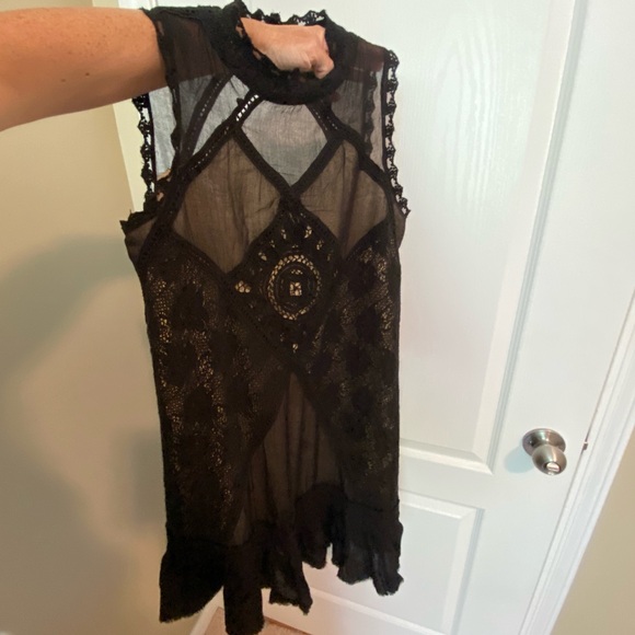 Free people angel lace mini dress size small - Picture 12 of 14